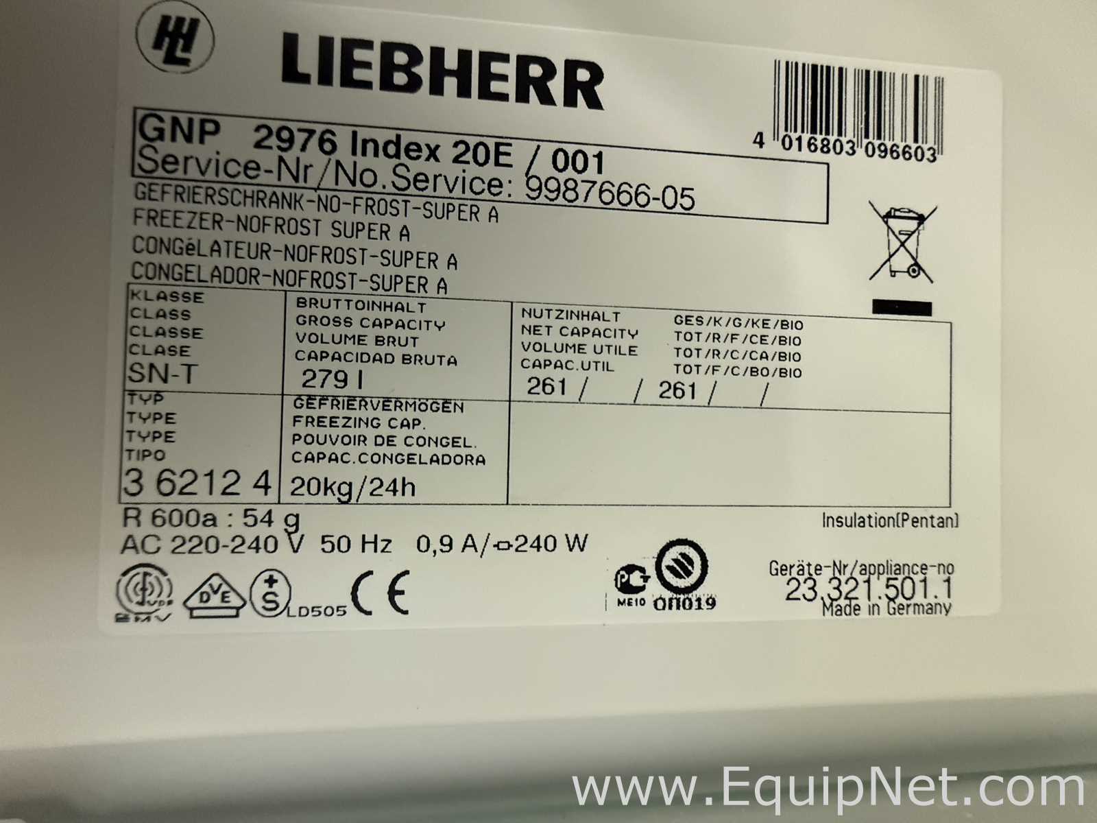 Liebherr GNP 2976 Index 20E Freezer