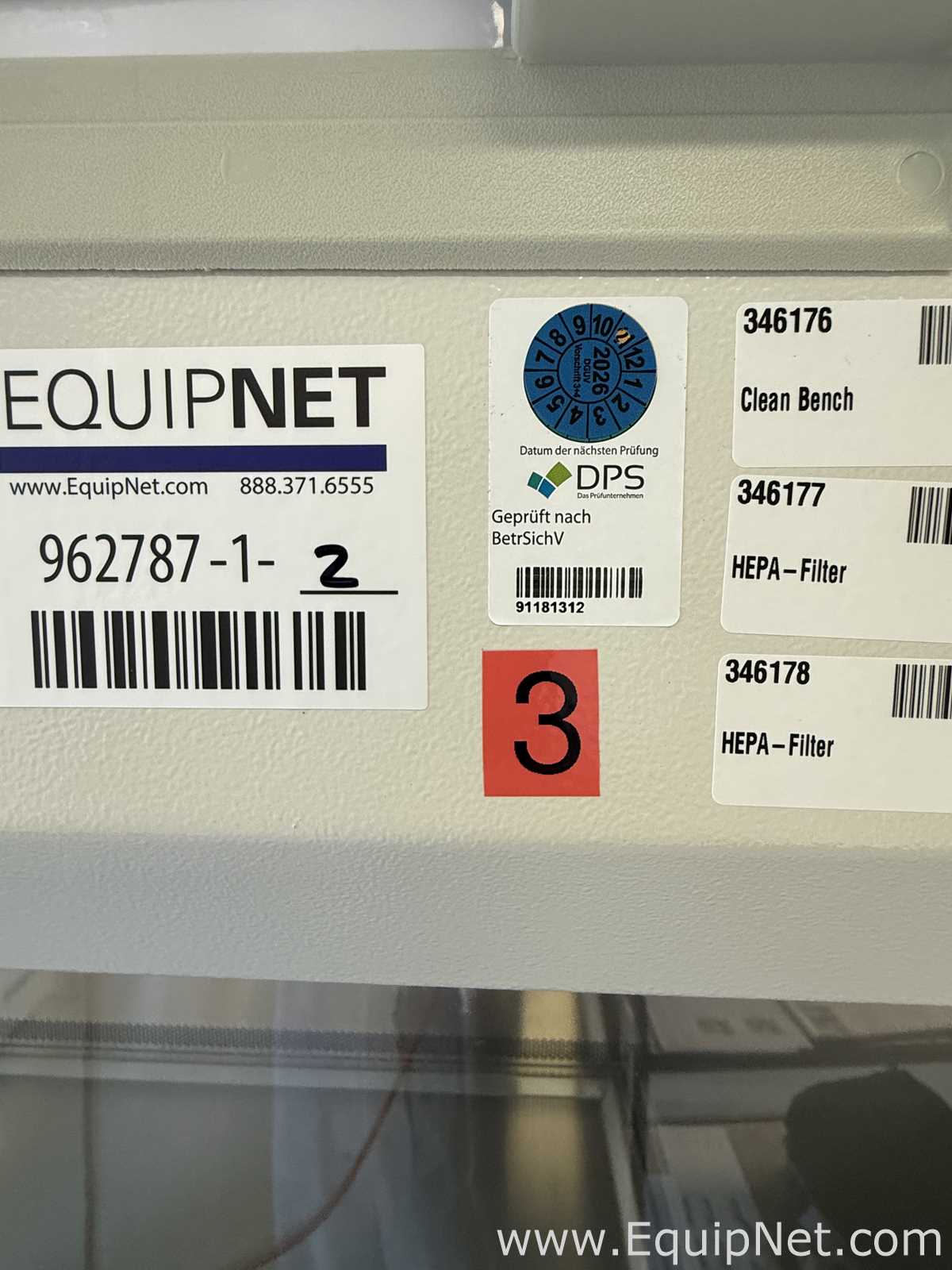 Cabina de Seguridad Biológica BDK UVF 7.18 S