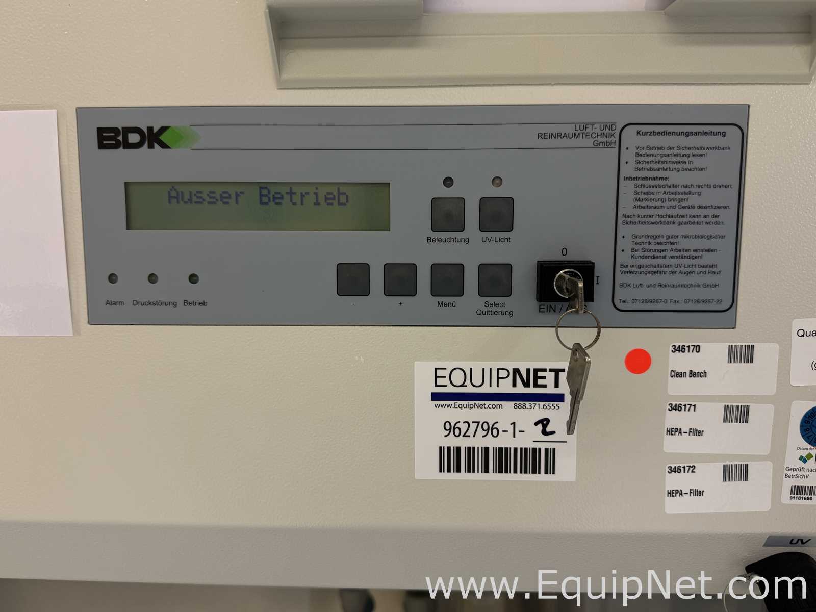 Cabina de Seguridad Biológica BDK S 1500
