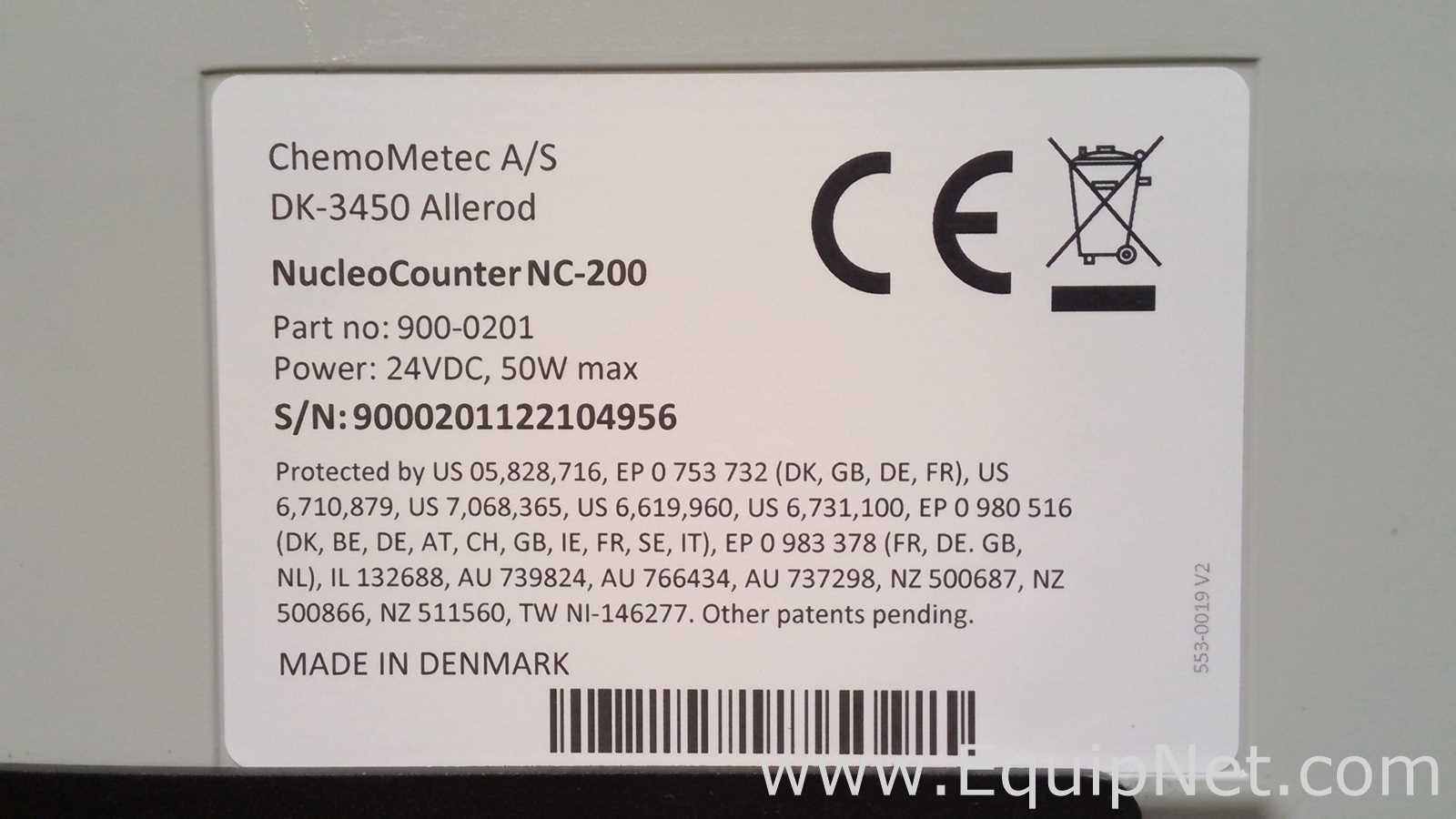 Chemometec NucleoCounter NC-200 Cell Counter