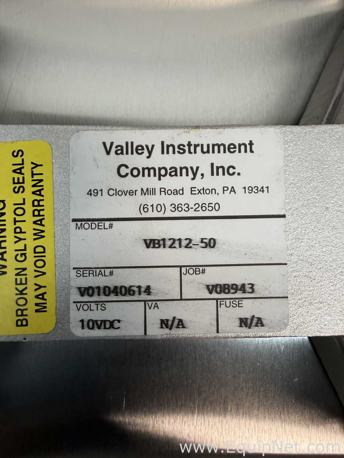Lote de 3 Báscula Valley Instrument Company Inc VB1212-50