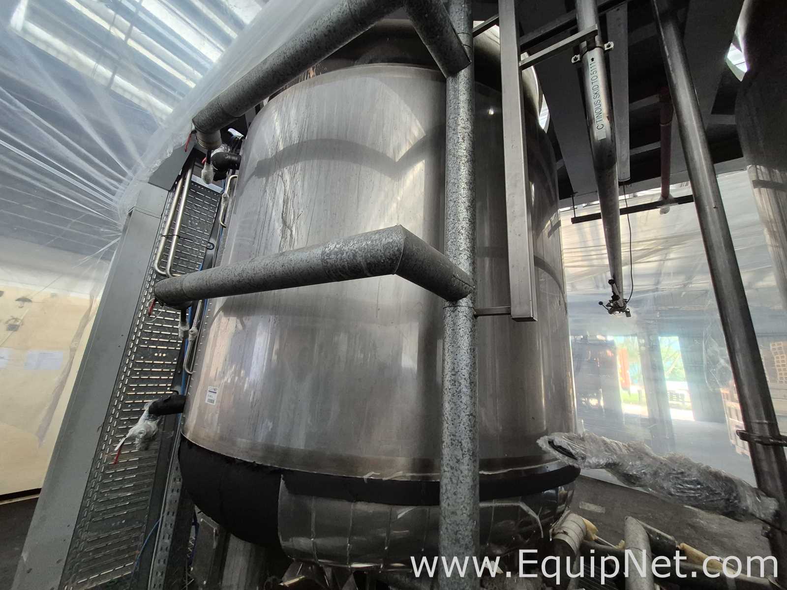 Netzsch 6000L Formulation 2 High Speed Mixing Vessel 5121 - Skid 4-1 Cooling-Buffer Transfer Station