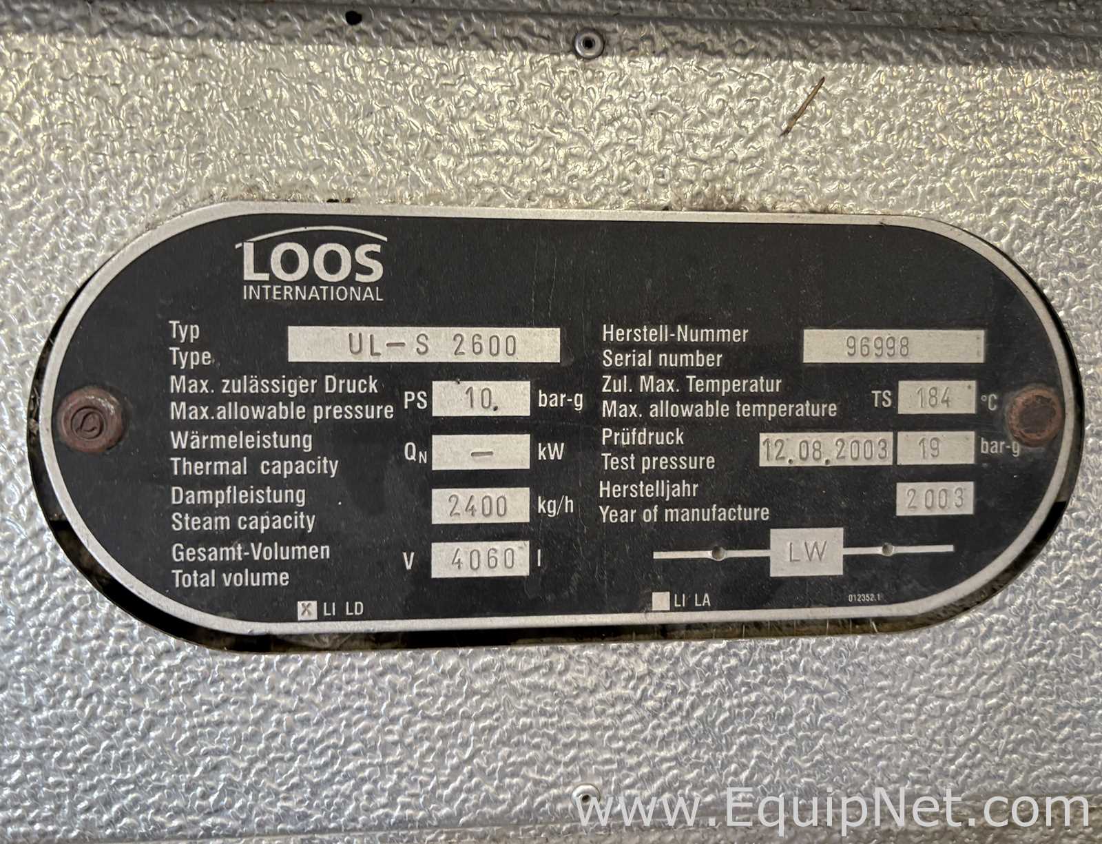Aquecedor a Gás, Óleo, Carvão, Eletricidade Loos International UL-S 2600