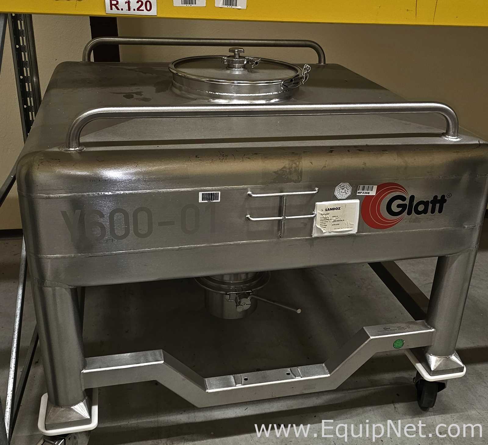 Recipiente aço inox Glatt TC600
