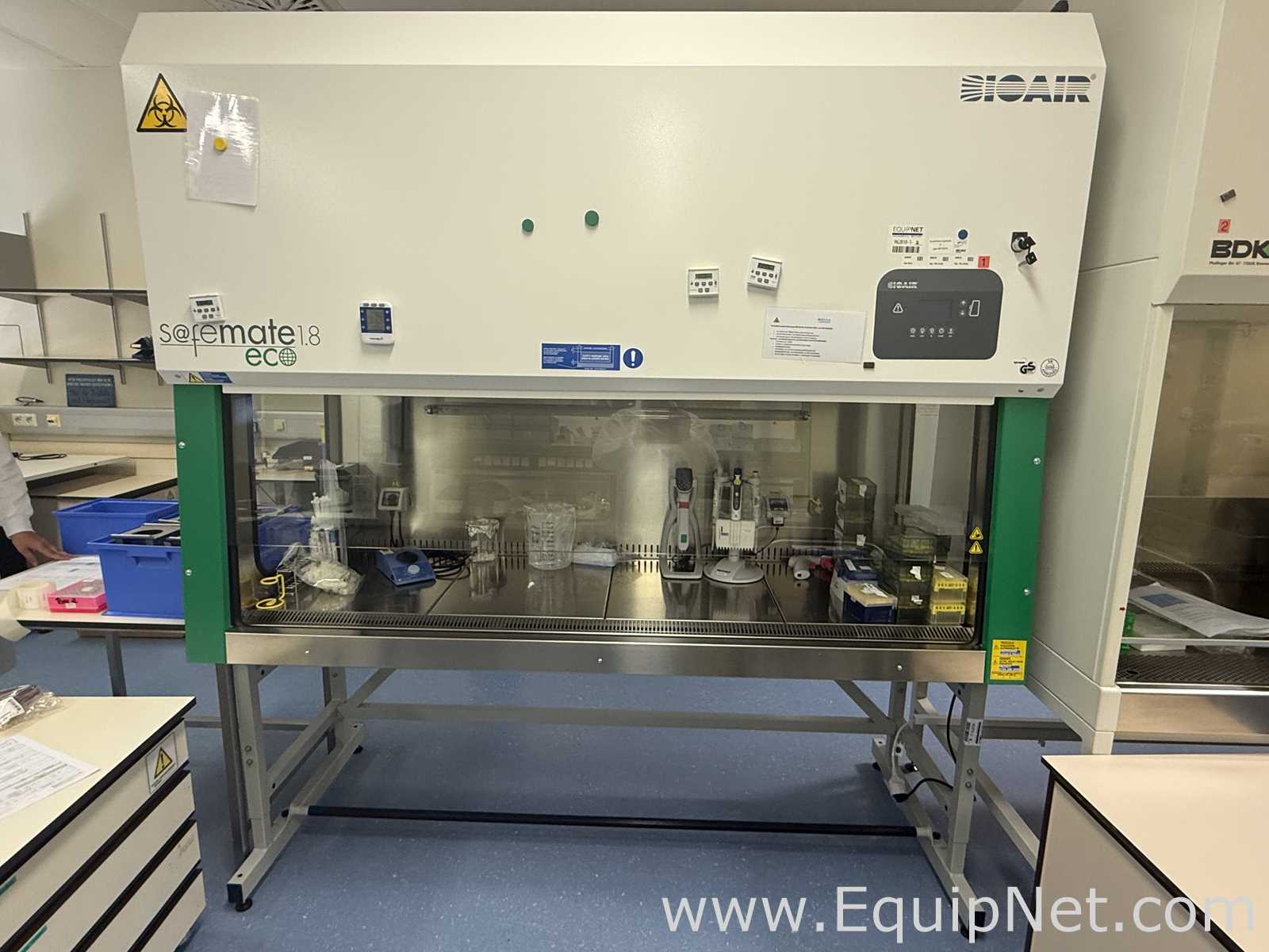 Cabina de Seguridad Biológica BioAir Safemate Eco 1.8