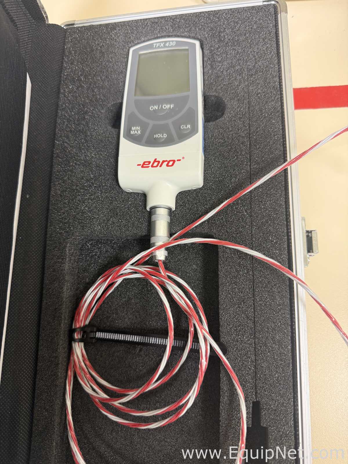 Lote de 2 Termómetro ebro TFX 430