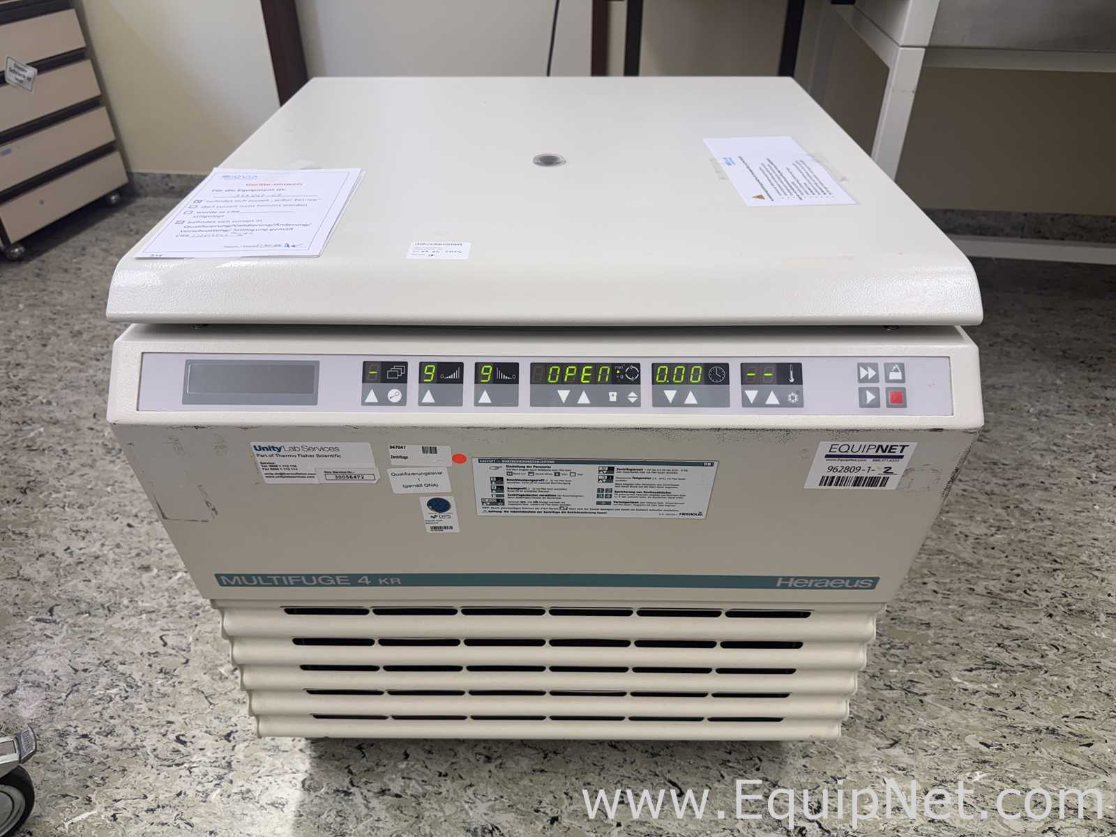 Heraeus Multifuge 4KR Laboratory Centrifuge