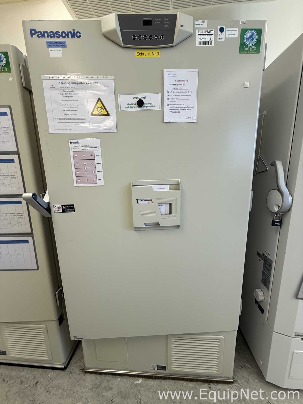Panasonic MDF-DU700VH-PE 728L Ultra-low Temperature Upright Freezer