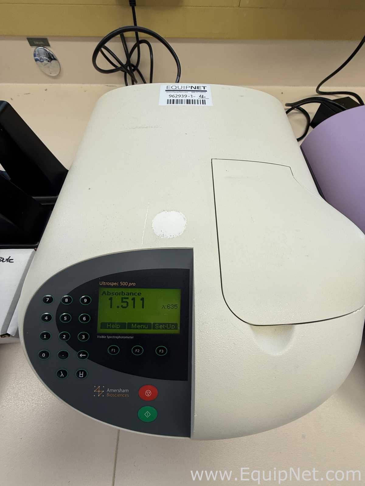 Lote de 3 Espectrofotómetro Amersham Biosciences Corp. Ultrospec 500 pro