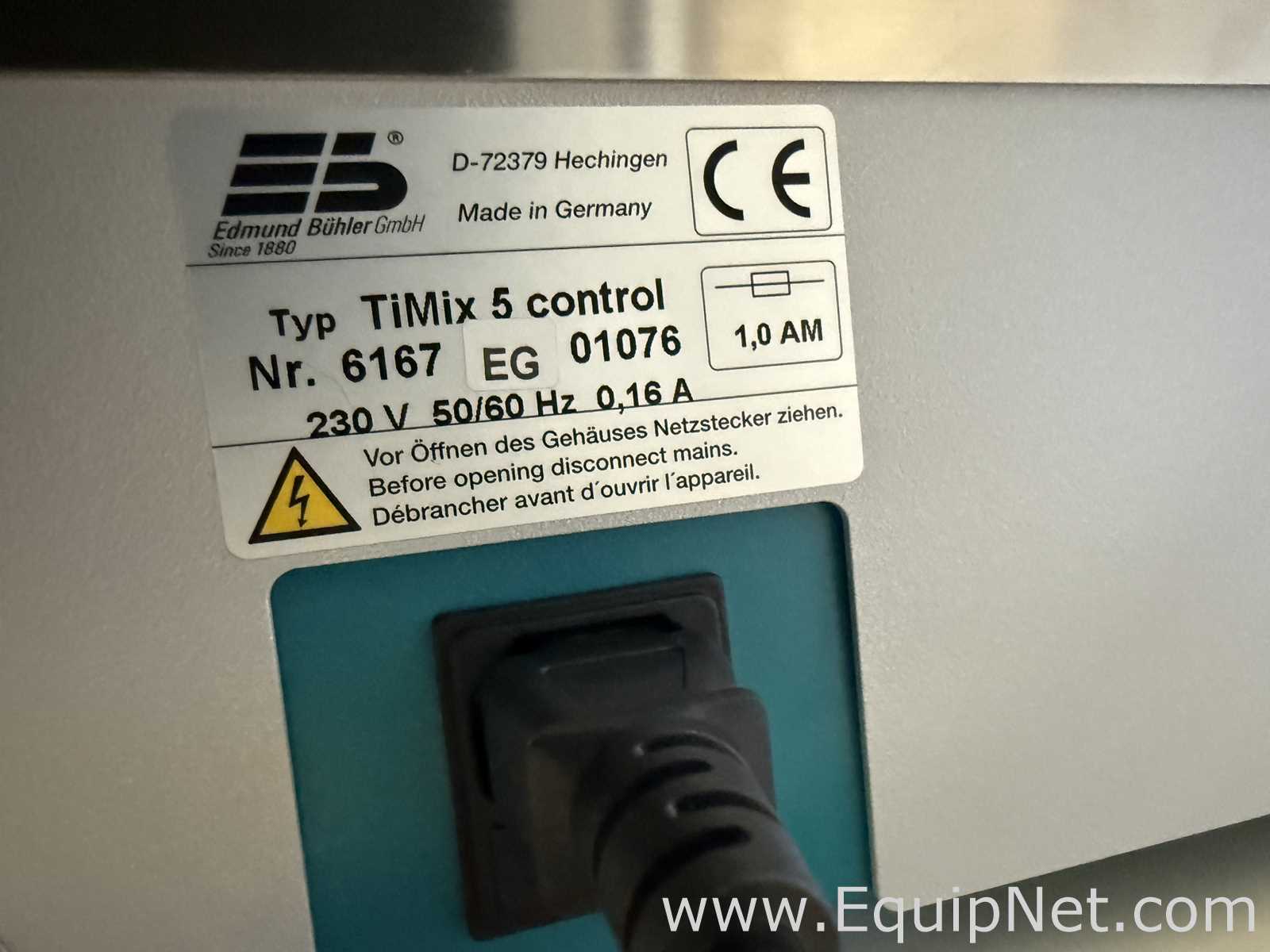Edmund Buhler TiMix 5 Control Microplate Shaker with TH15 Incubator Hood