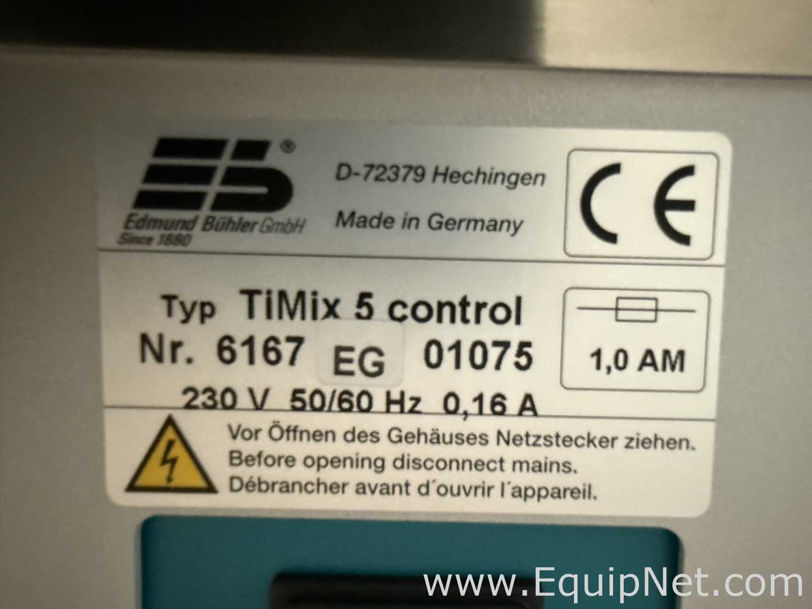 Edmund Buhler TiMix 5 Control Microplate Shaker with TH15 Incubator Hood