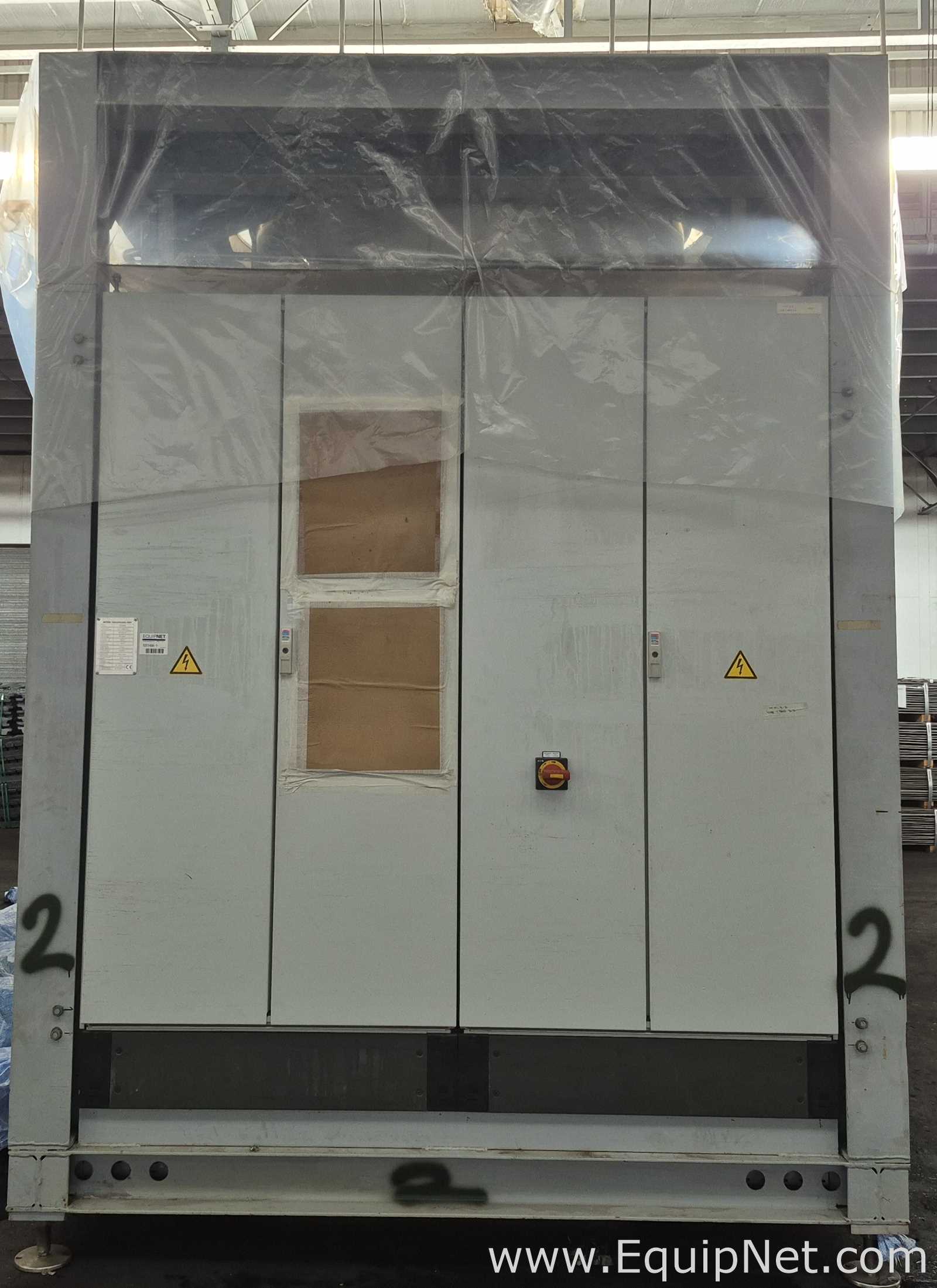 Netzsch Two 4.000 L SS Blending Tanks with Scrapers, High Shear Disperser and Two Pumps - Skid 3-2