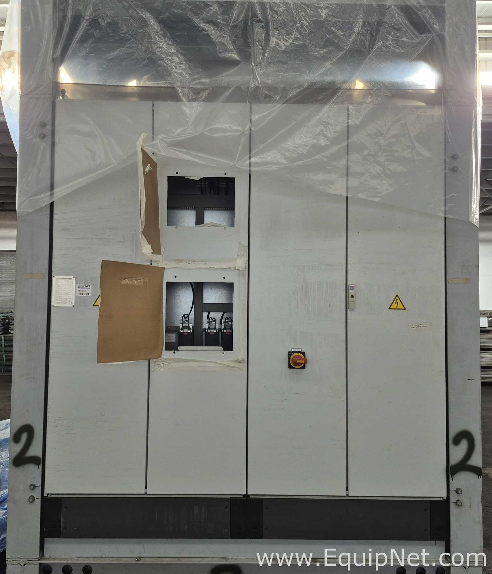 Netzsch Two 4.000 L SS Blending Tanks with Scrapers, High Shear Disperser and Two Pumps - Skid 3-2