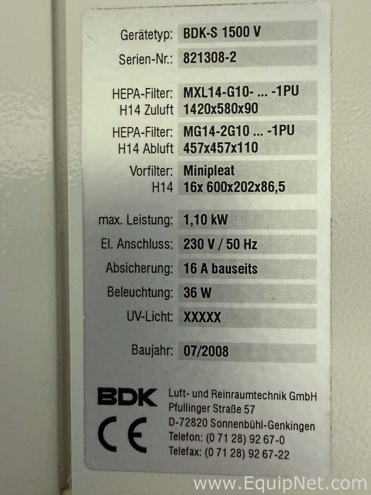 Cabina de Seguridad Biológica BDK 
