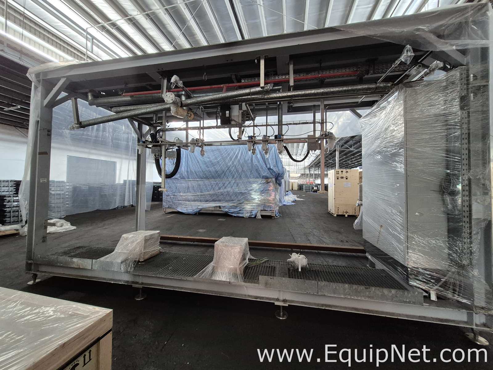 Netzsch Weighing Platform Structure with Electrical Board - Skid 3-3 PPZ Final Hold Tank System