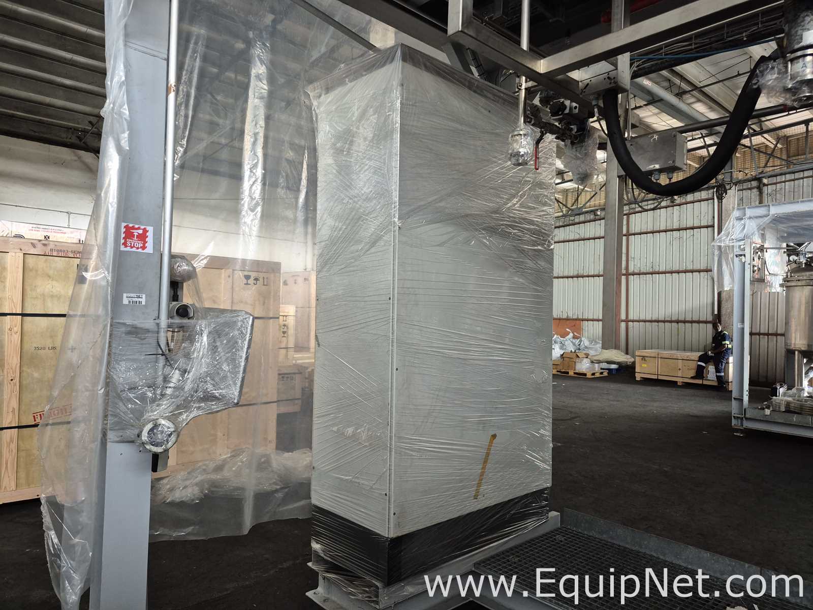 Netzsch Weighing Platform Structure with Electrical Board - Skid 3-3 PPZ Final Hold Tank System