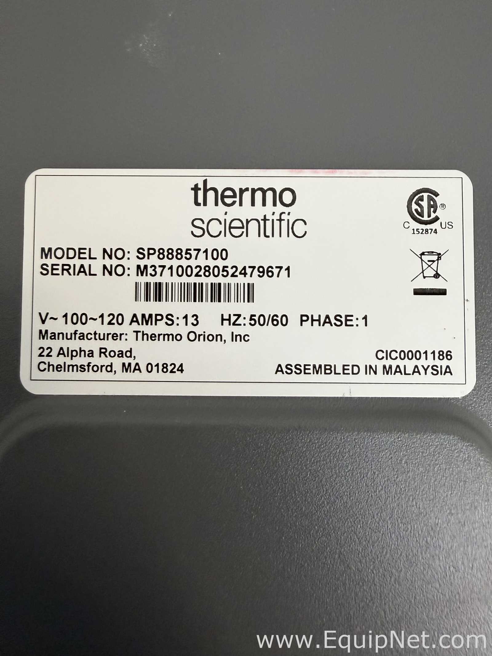 Lote de 4 Agitador / Parrilla Thermo Scientific SP88857100