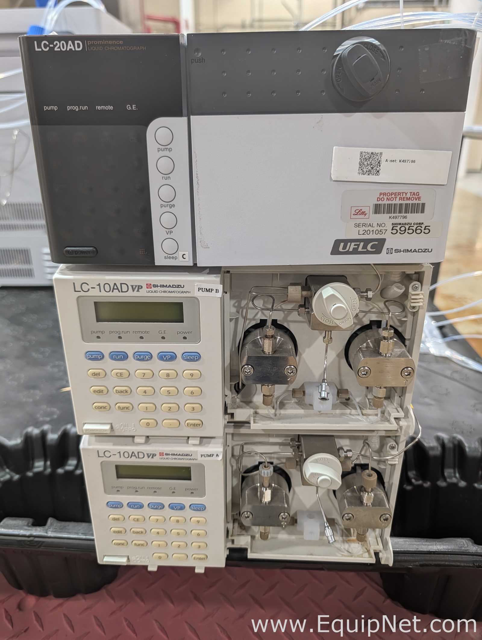 Lot of Shimadzu HPLC Components