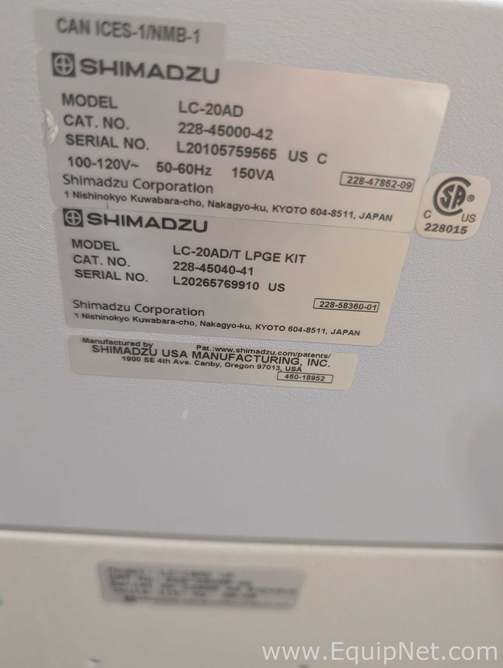 Lot of Shimadzu HPLC Components