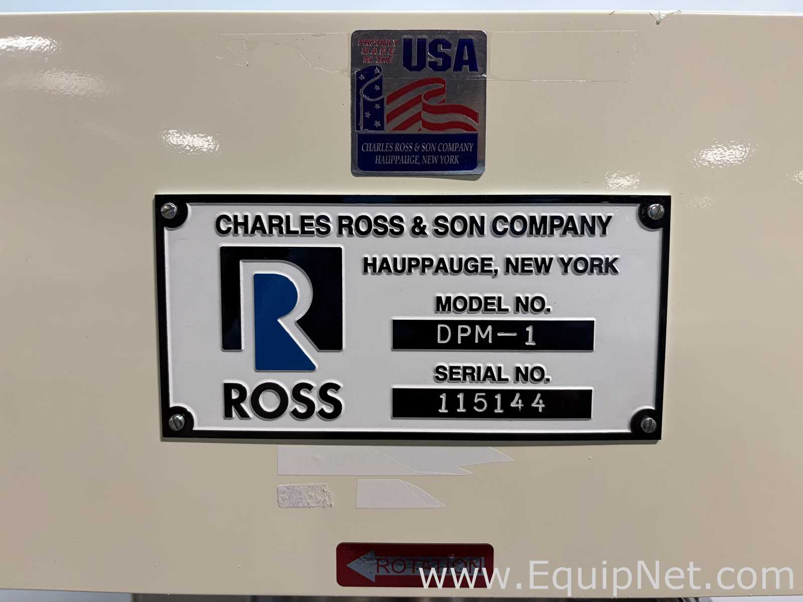 Mezclador Charles Ross and Son Co. DPM-1