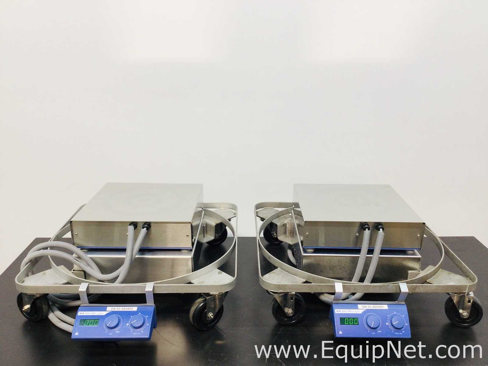 Lot Of 2 IKA Digital Magnetic Stirrer High-Performance Laboratory