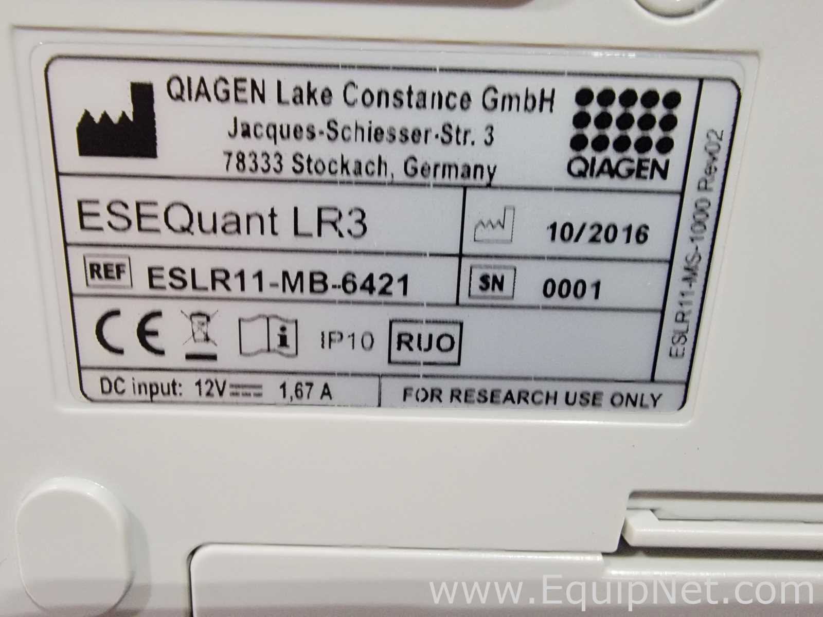 Lector Óptico Qiagen ESEQuant LR3