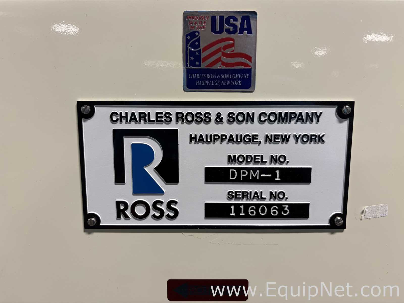 Mezclador Charles Ross and Son Co. DPM-1
