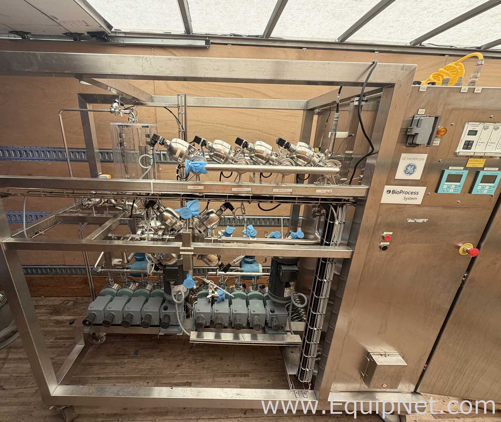 GE Healthcare LPLC Chromatography Skid with UV Detection - System No. 2180