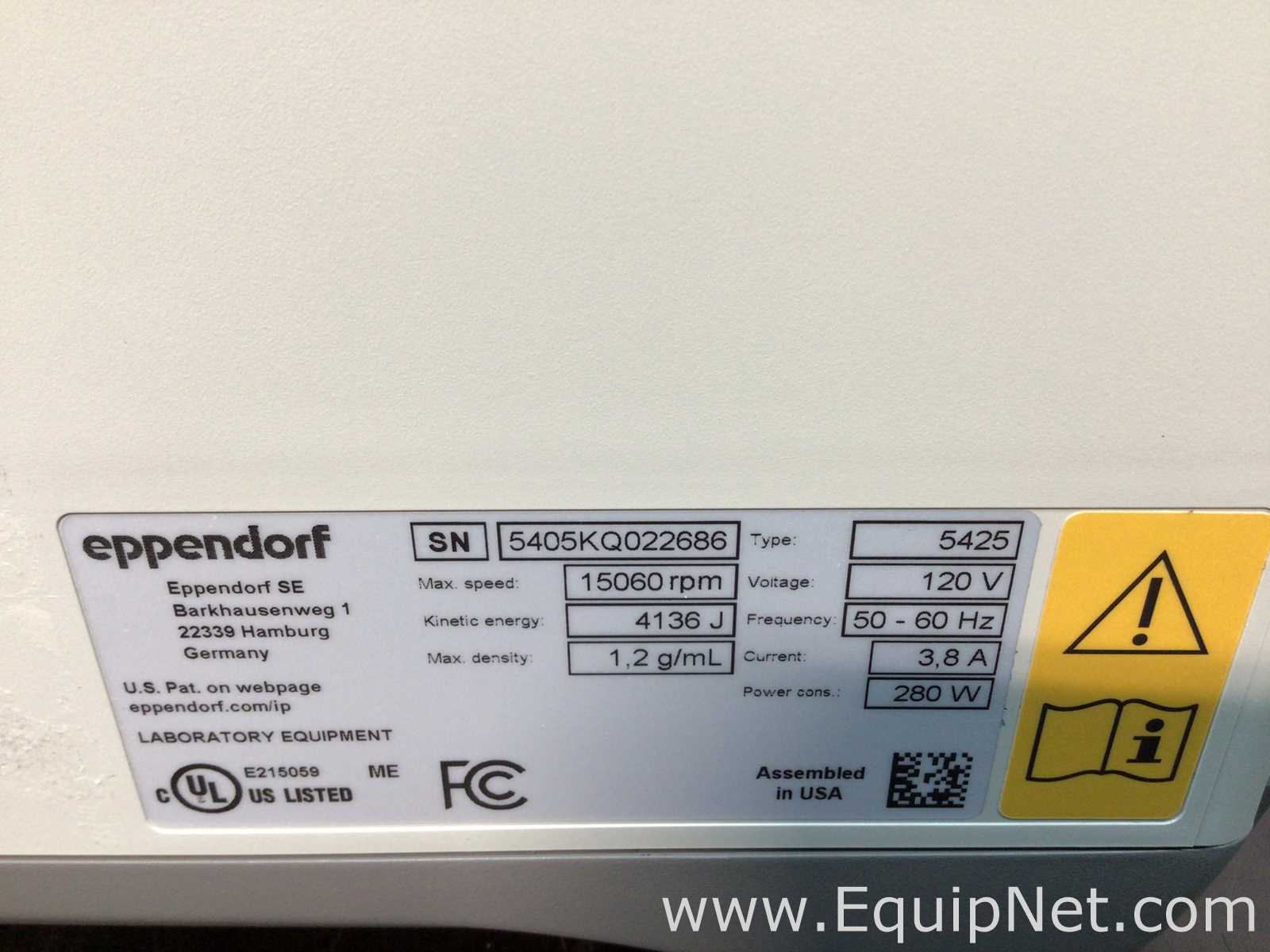 Eppendorf 5425 Laboratory Centrifuge