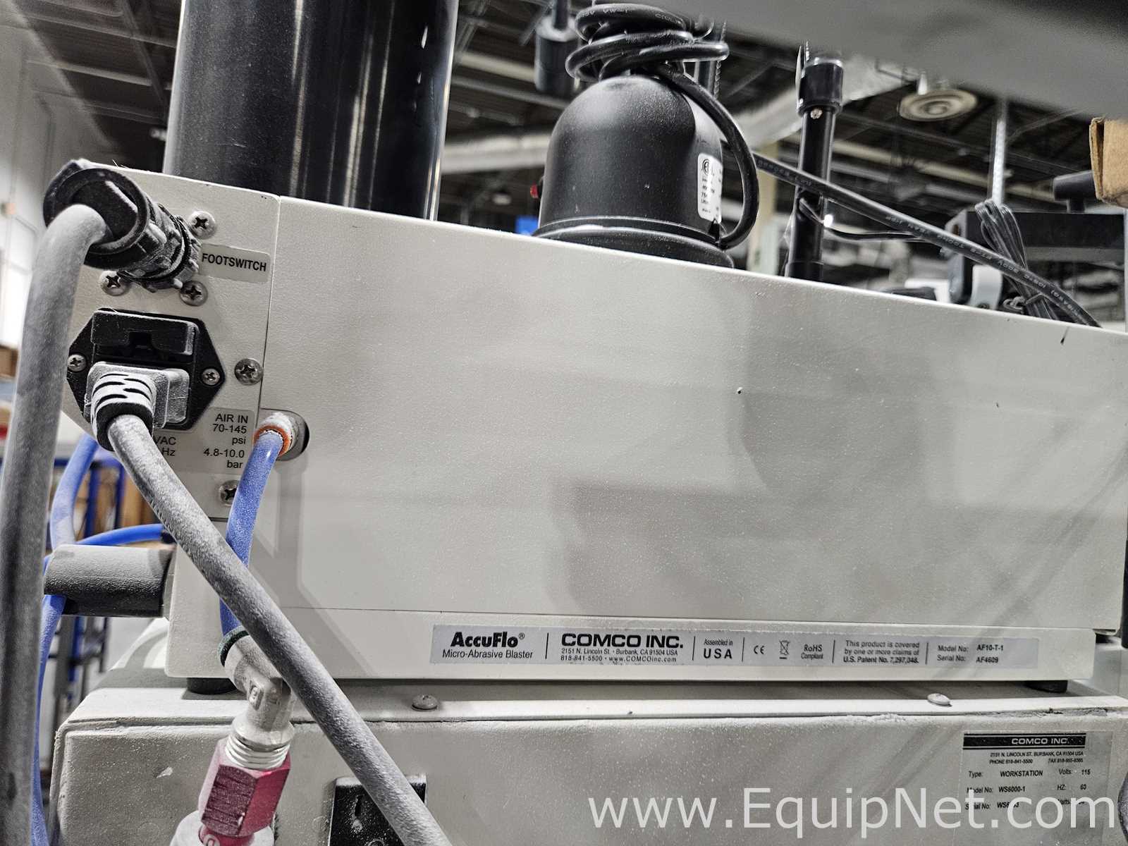Máquina Jateadora de Areia/Grânulos Comco Inc AF10-T-1