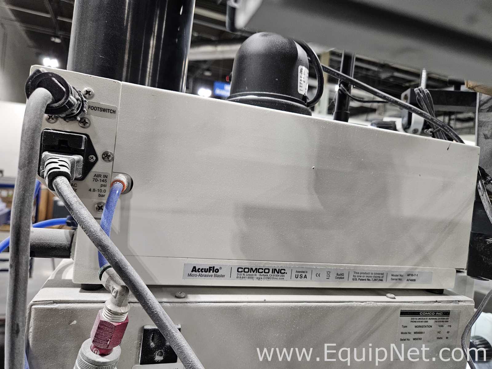 Máquina Jateadora de Areia/Grânulos Comco Inc AF10-T-1