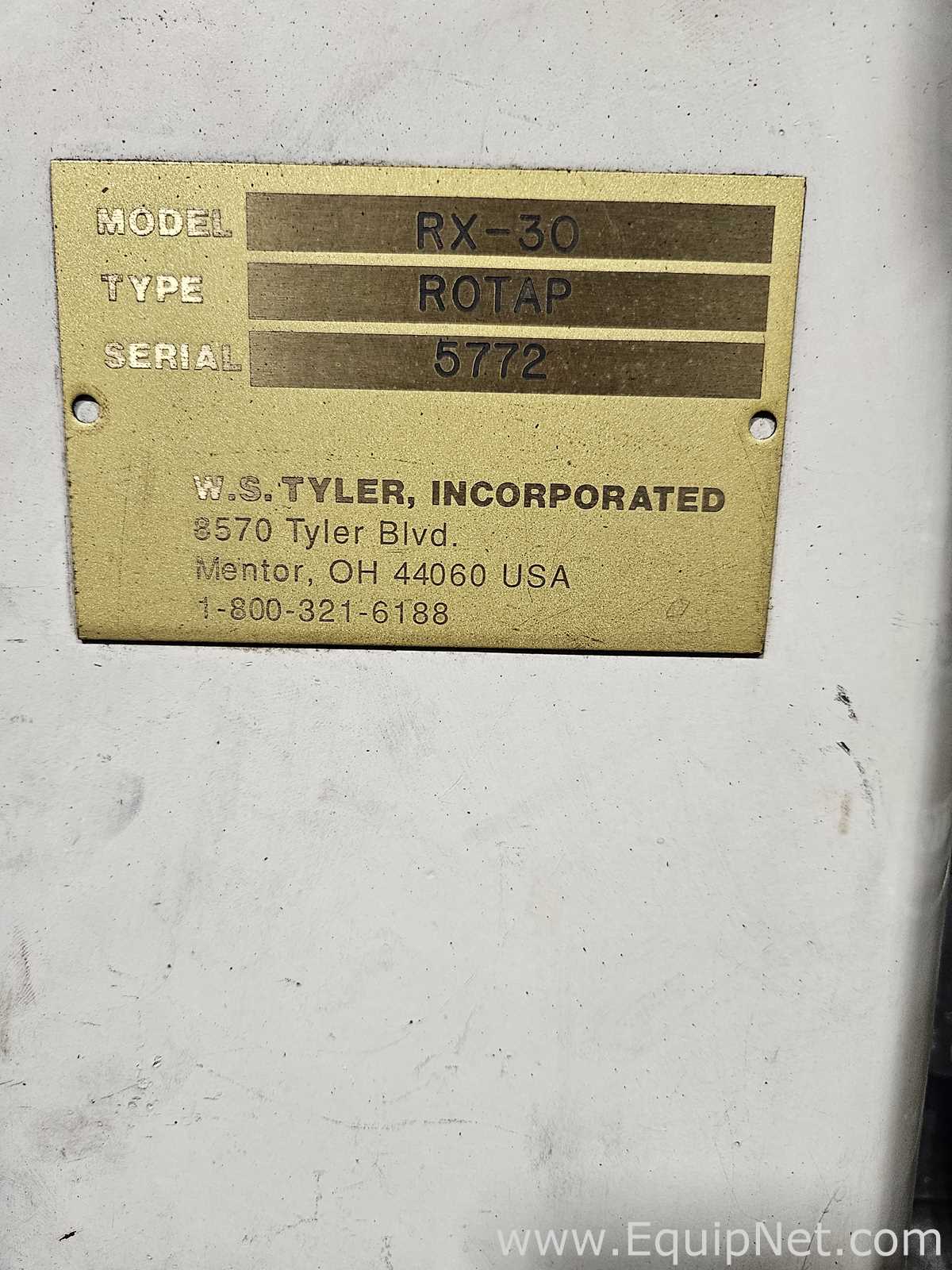W.S. Tyler Ro-Tap RX-30 Test Sieve Shaker