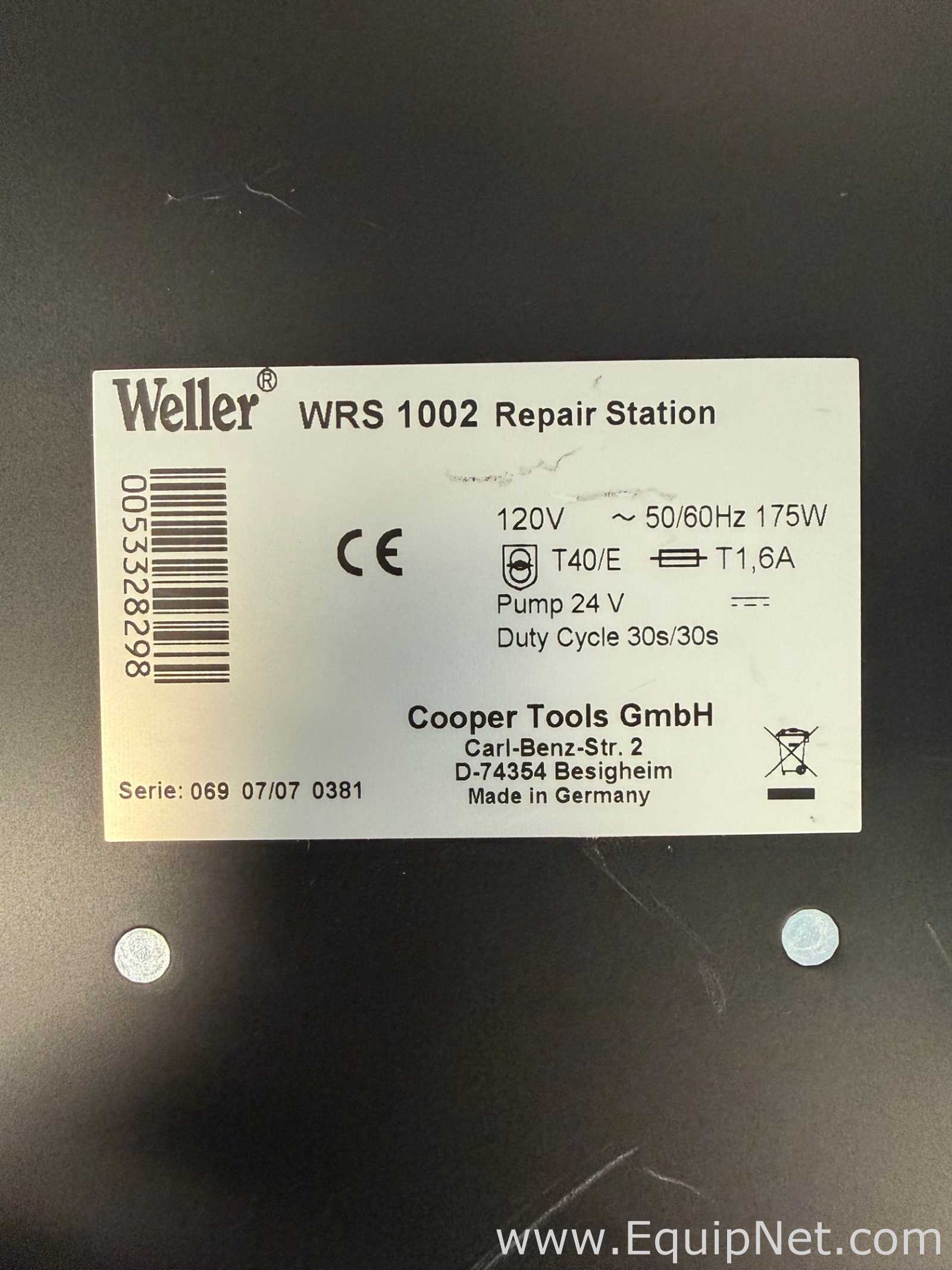 Fuente de Alimentación Weller WRS 1002