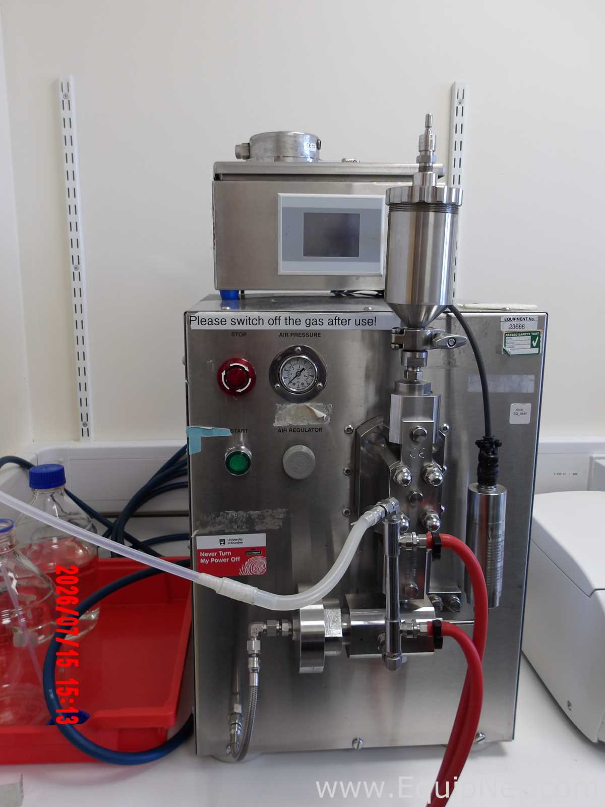 Avestin EmulsiFlex-C3 High-Pressure Homogenizer