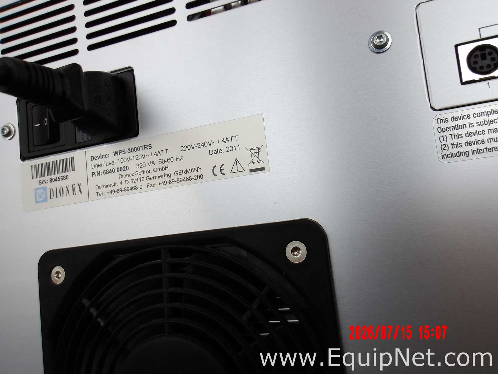 Dionex UltiMate 3000 HPLC System
