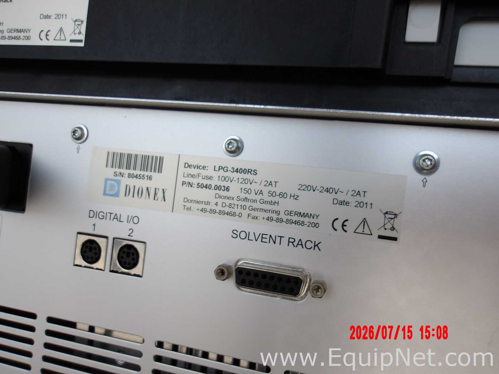 Dionex UltiMate 3000 HPLC System
