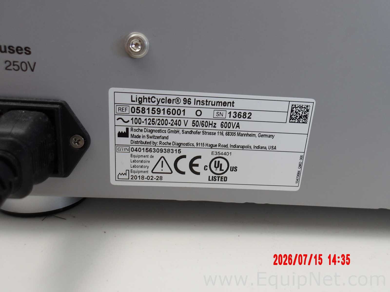 Roche LightCycler 96 PCR and Thermal Cycler