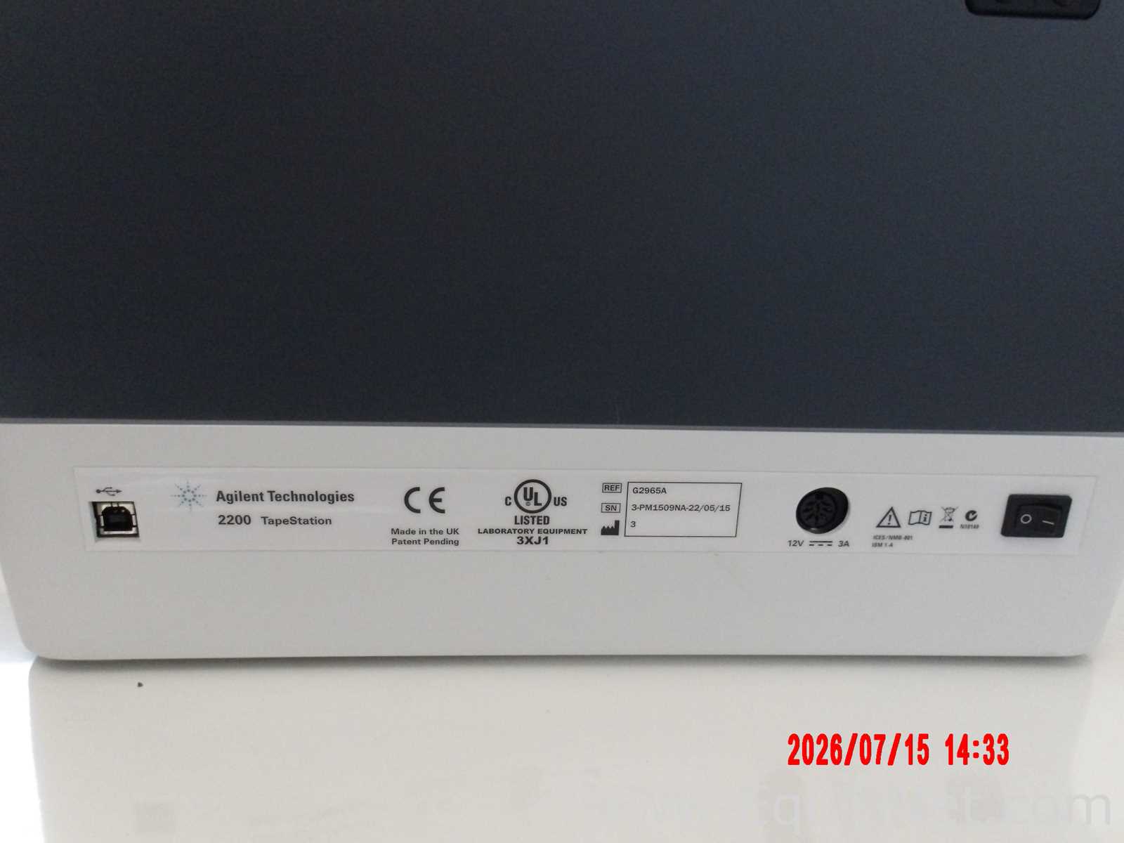 Agilent Technologies 2200 TapeStation Automated Electrophoresis System