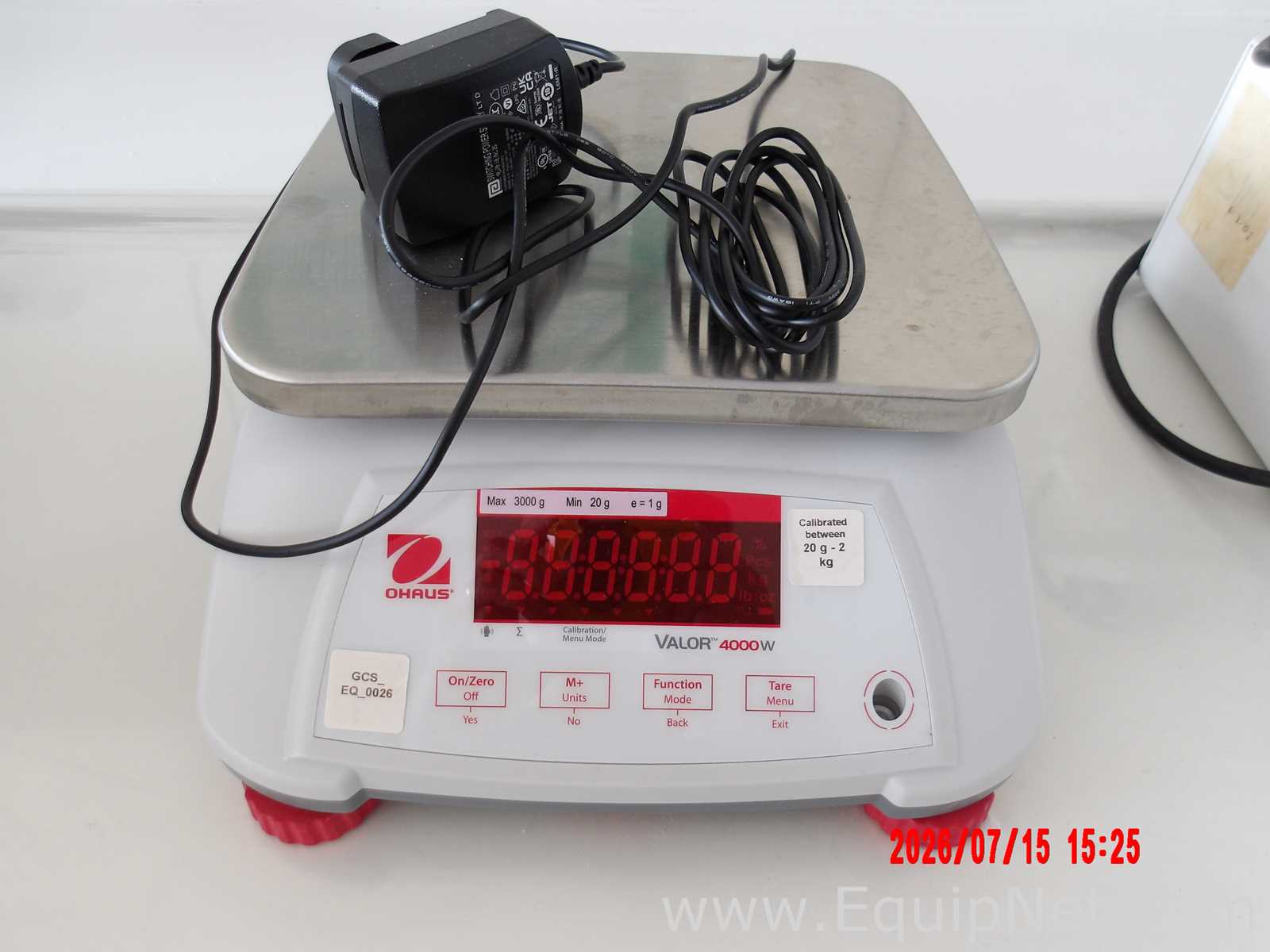 Báscula Ohaus Corporation Valor 4000W