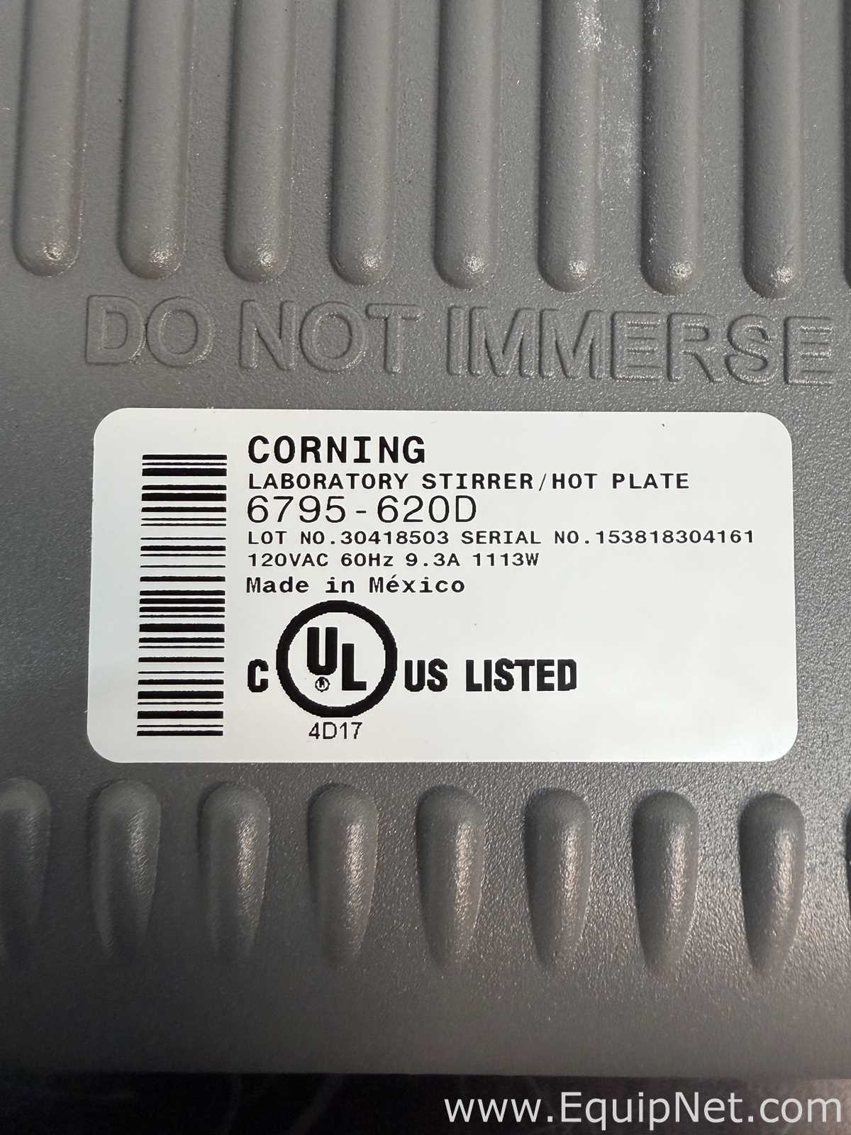 Lot of 2 Corning 6795-620D Laboratory Hot Plate Stirrers