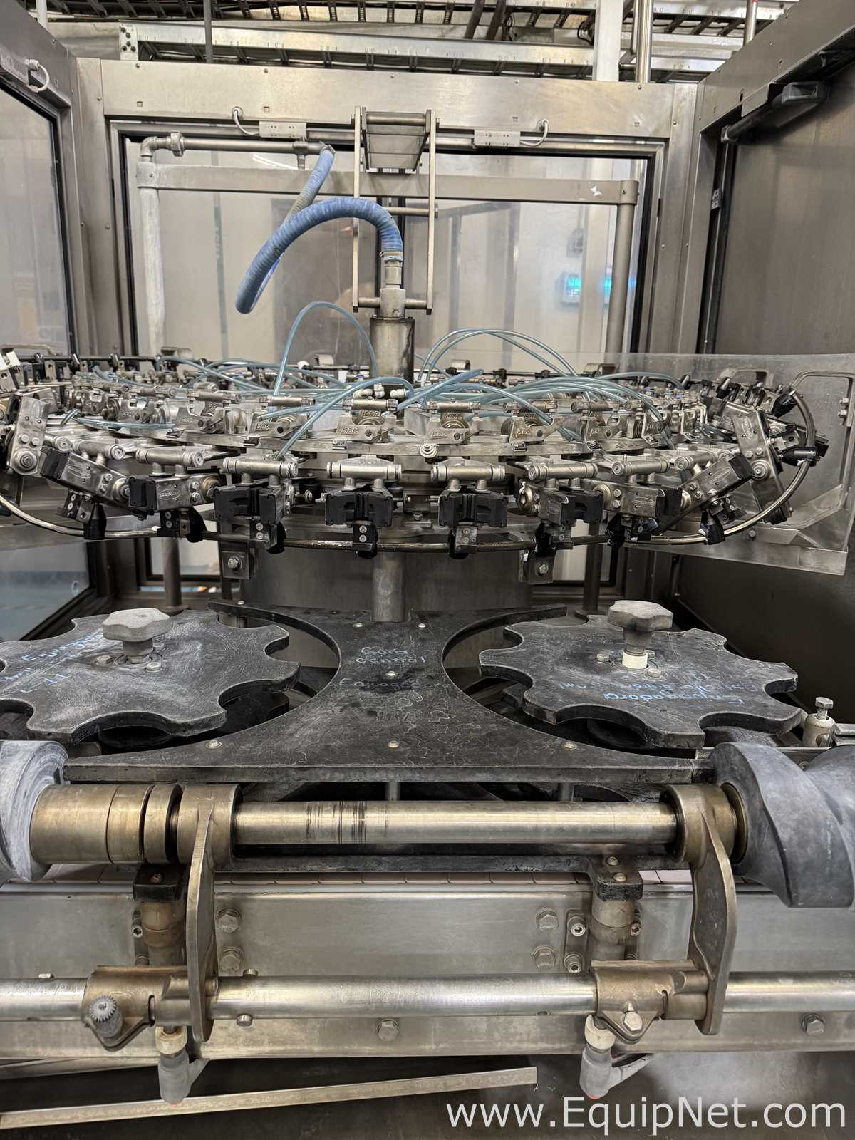 Bertolaso Titania 48/2100 Glass Bottle Rinser-Filler Machine