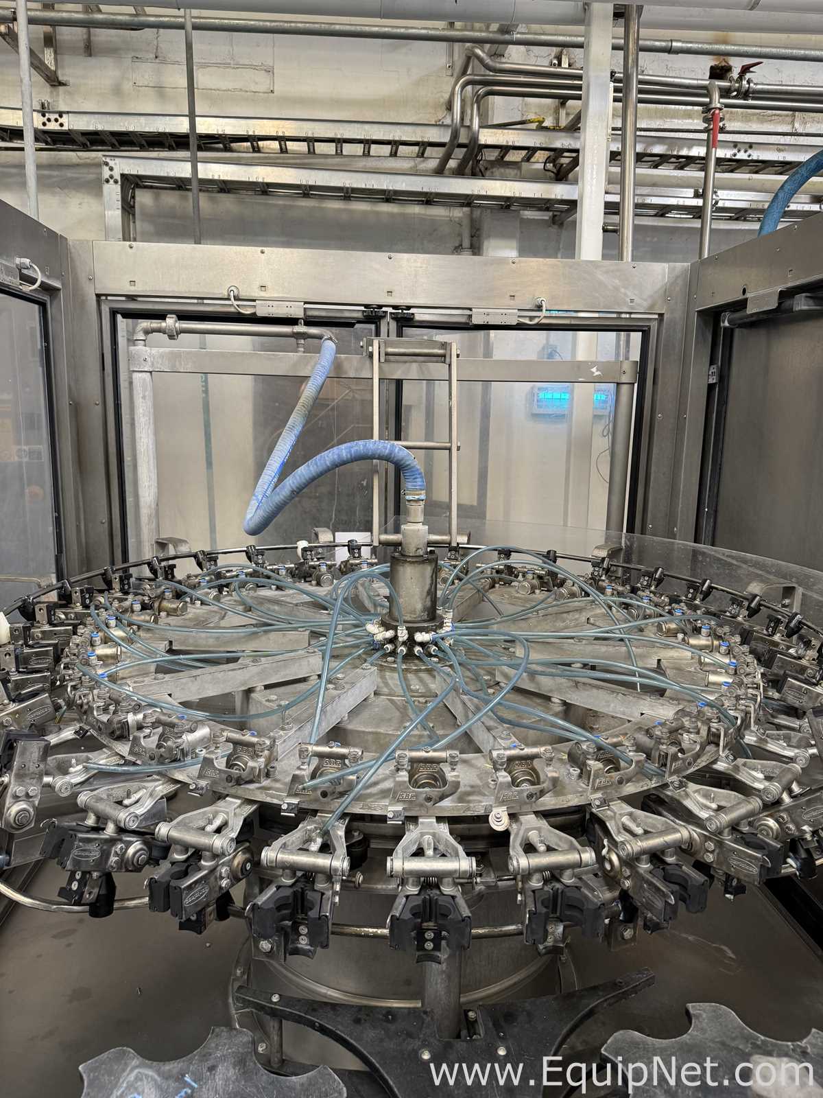 Bertolaso Titania 48/2100 Glass Bottle Rinser-Filler Machine