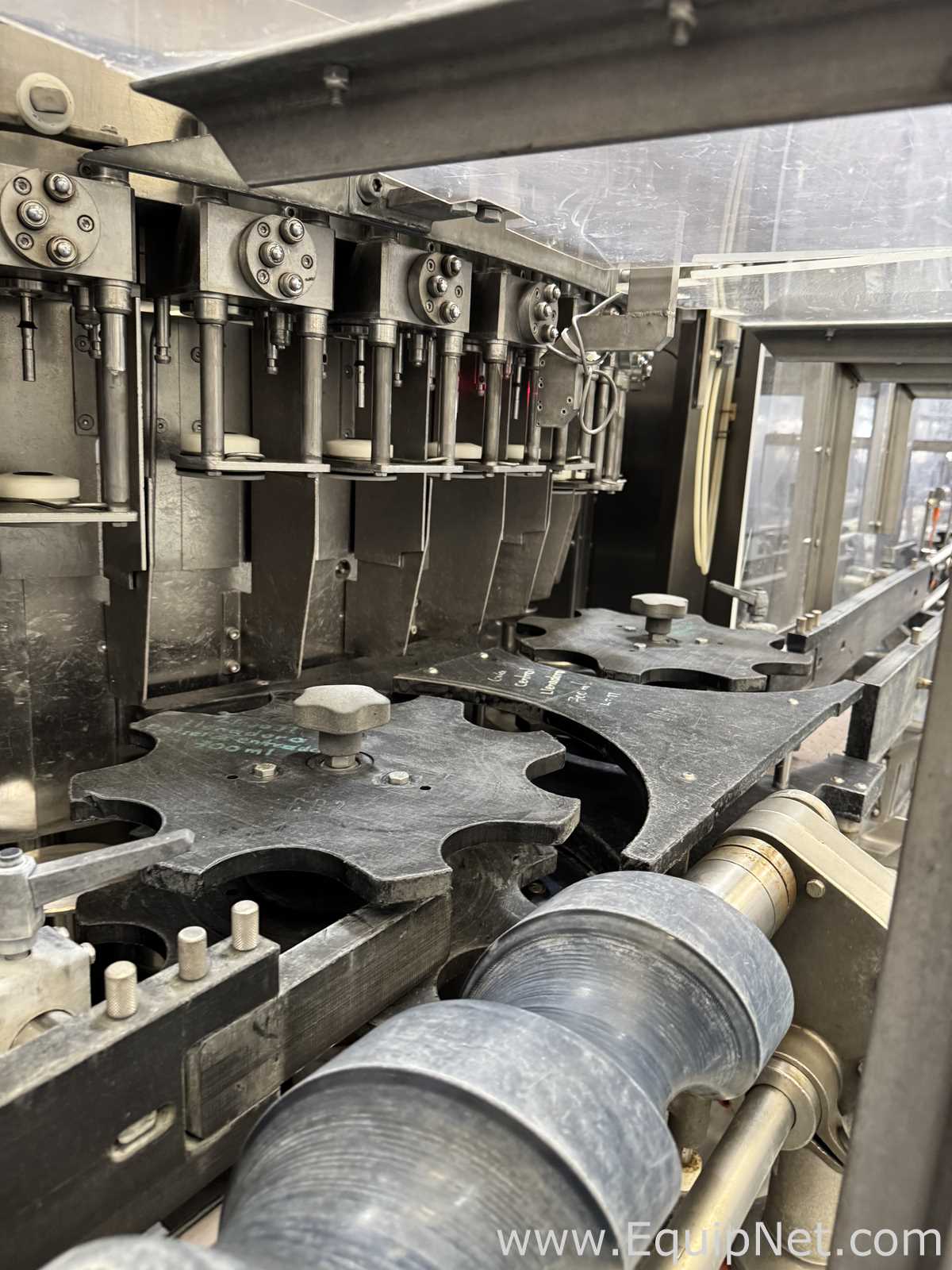 Bertolaso Titania 48/2100 Glass Bottle Rinser-Filler Machine