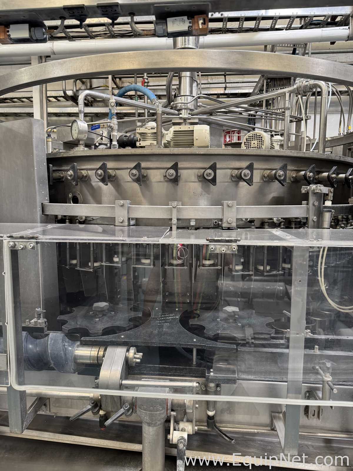 Bertolaso Titania 48/2100 Glass Bottle Rinser-Filler Machine