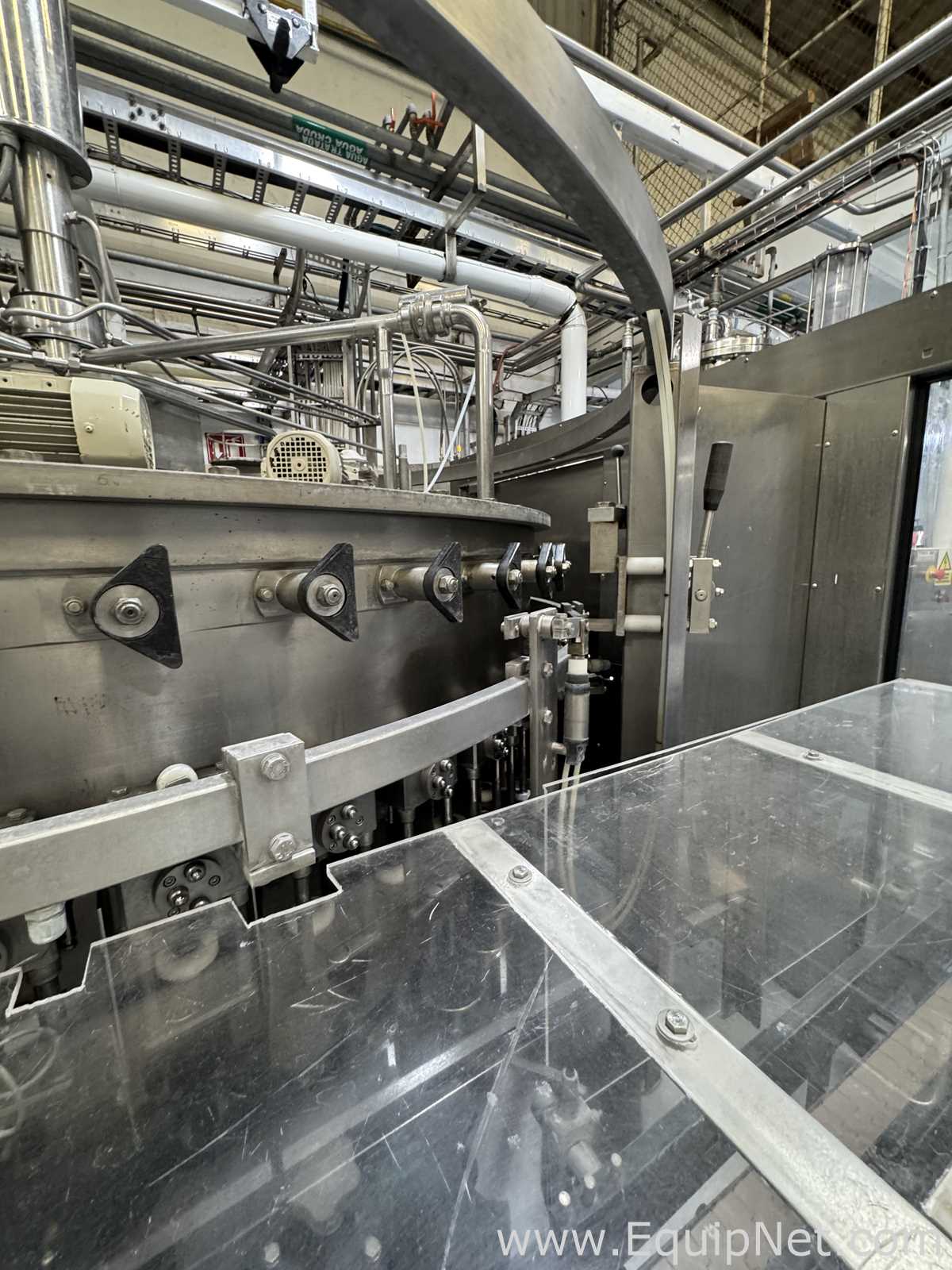 Bertolaso Titania 48/2100 Glass Bottle Rinser-Filler Machine