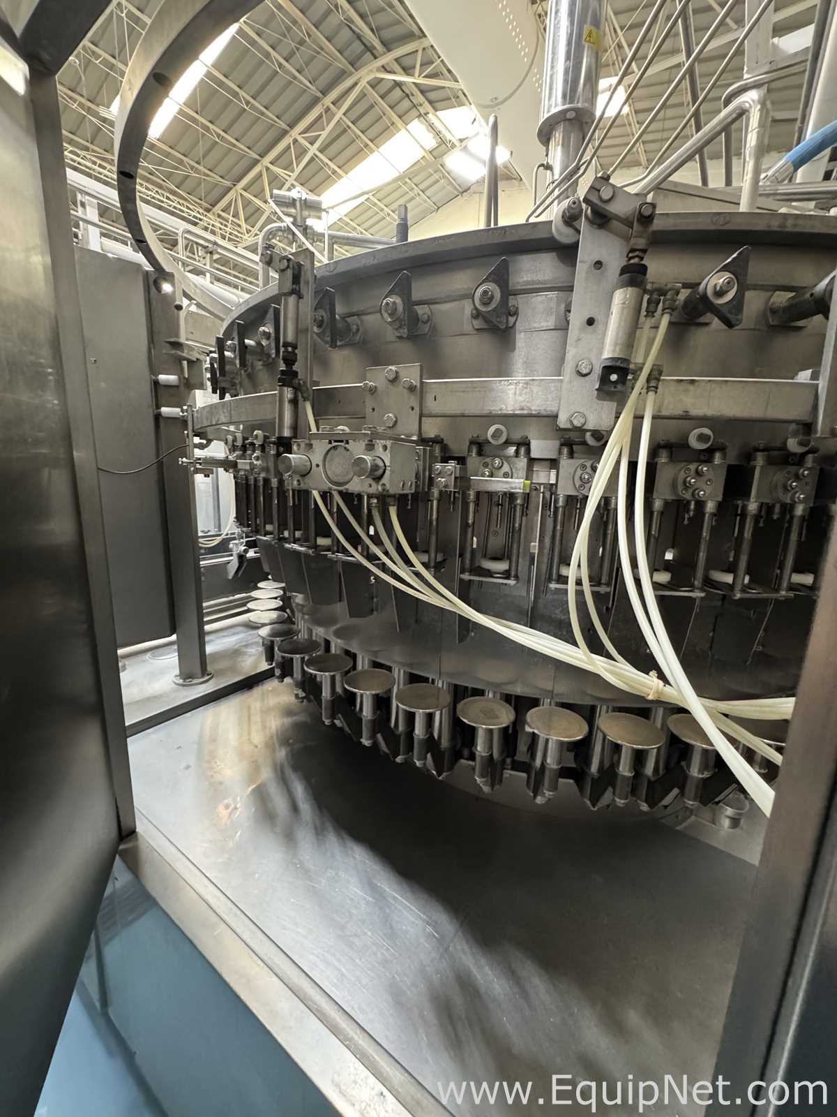 Bertolaso Titania 48/2100 Glass Bottle Rinser-Filler Machine