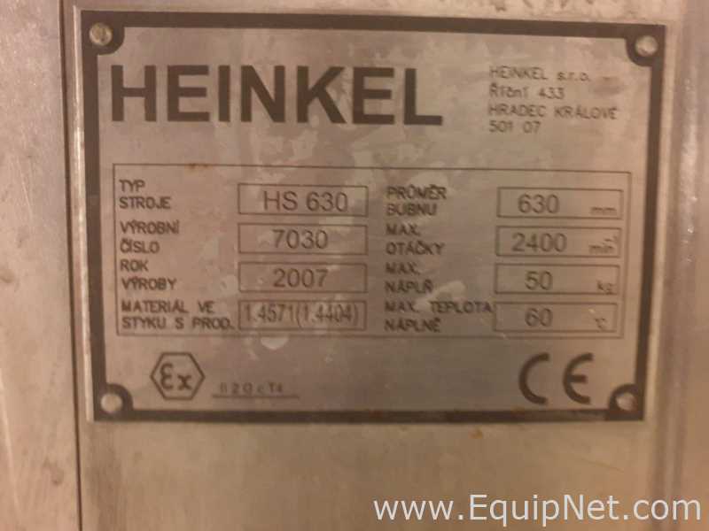 Centrífuga de Empuje Acero inoxidable Heinkel HS 630