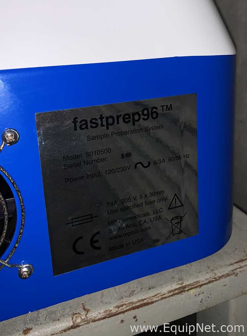 MPBio FastPrep 96 Homogenizer