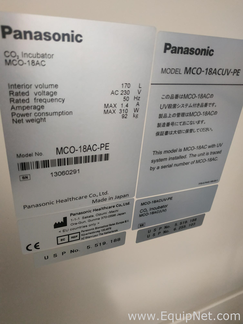 Incubadora Panasonic MCO-18AC-PE