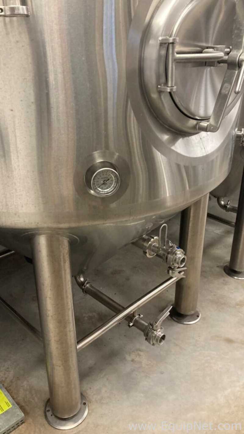 Lot of 6 15 BBL Double Jacket Fermenters and 1 15 BBL Brite Tank